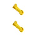 thumbnail image 3 of tamizeot 10 Meter 7 Strand Core Cord 550 Paracord Parachute Rope Lanyard Survival yellow 2Set, 3 of 6