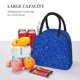 thumbnail image 5 of Balery Blue Circles Mosaic Bolsa de Almuerzo para Mujeres, Caja de Almuerzo, Bolsa de Almuerzo Pequeña Impermeable, Tote de Almuerzo Reutilizable con Gran Capacidad, 5 of 6