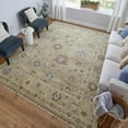 thumbnail image 5 of Feizy Fillmore Transitional Floral & Botanical, Brown/Tan/Blue, 10' x 14' Area Rug Easy Care Stain Resistant Pet & Kid Friendly Bohemian & Eclectic Bordered Floor Rug for Living room Bedroom, 5 of 9
