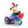 thumbnail image 3 of OULII MultiFunctional Plastic Tricycle Toy for Playing with LED Lights and Music , , Size 31.5x21.3x19.7 cm, 3 of 8