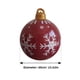 thumbnail image 2 of Artículos de decoración Irfora Globo inflable de Navidad, bola de Navidad de PVC, adorno impermeable de gran tamaño para decoración de patio, fiesta de boda al aire libre, Navidad, Año Nuevo, 2 of 7