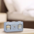 thumbnail image 4 of La Crosse Clock Daily Flip Blue Periwinkle Tabletop Alarm Clock with Calendar, 636-379BL, 4 of 6