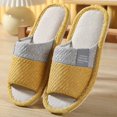 thumbnail image 2 of Wovix Slippers For Women Open Toe Simple Lightweight Comfy Soft Sole Color Block Footwear Indoor Outdoor Shoes, 2 of 3