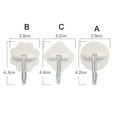 thumbnail image 6 of 12Pcs Wall Hooks Self-Adhesive Good Weight Capacity Plastic All-Purpose Clothes Tableware Towel Organizer Hooks for Home, 6 of 8