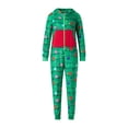 thumbnail image 5 of Christmas Adult Onesie Pajamas for Women One Piece Fleece Fuzzy Warm Sherpa Hooded Jumpsuit Sleepwear Homewear, 5 of 8