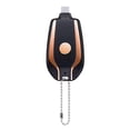 thumbnail image 2 of Mini llavero Power Bank 1500mAh Cargador inalámbrico de emergencia (negro para tipo C), 2 of 6