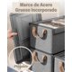 thumbnail image 3 of Juego de 3 Caja de Almacenamiento de Tela con Tapa, Organizadores de Armario y Cubos de Almacenaje Apilables y Abatibles con Asas y Ventana y Estructura Acero,Contenedor de Ropa para Ropa, 3 of 9