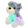 thumbnail image 2 of 10 Inch Schnauzer Light Up Plush Dog - LED Colorful Glow Soft Stuffed Animal Night Light Toy, Cute Fluffy Puppy Gift for Kids' Christmas & Birthday, 2 of 6