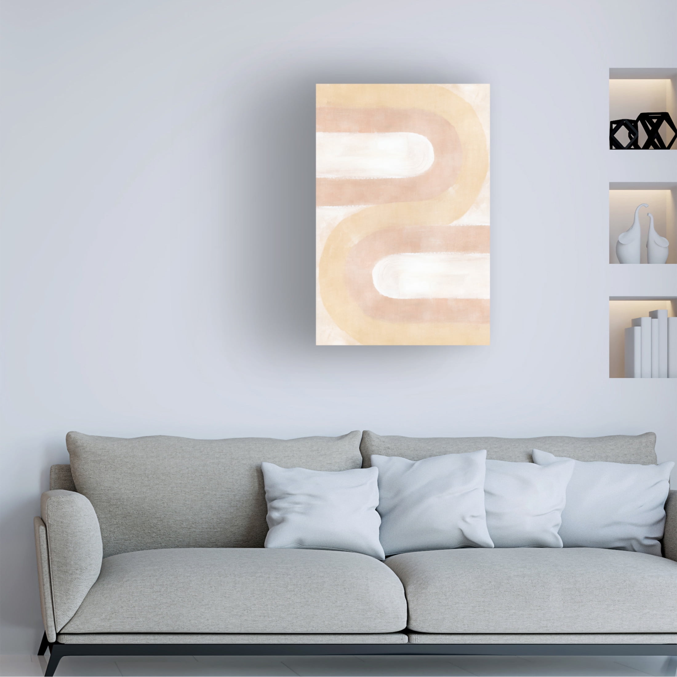 Trademark Fine Art Rosana Laiz Blursbyai Myung waves Canvas Wall Art