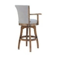 thumbnail image 3 of Tabouret Pivotant en Lin Ivoire Mastic Raleigh Arm 30", 3 of 7