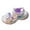Purple, variant on Icvfdpl Kids Girl Sandals Shoes Flat Fashion Sole Outdoor School Comfortable 11 Years-11.5 Years