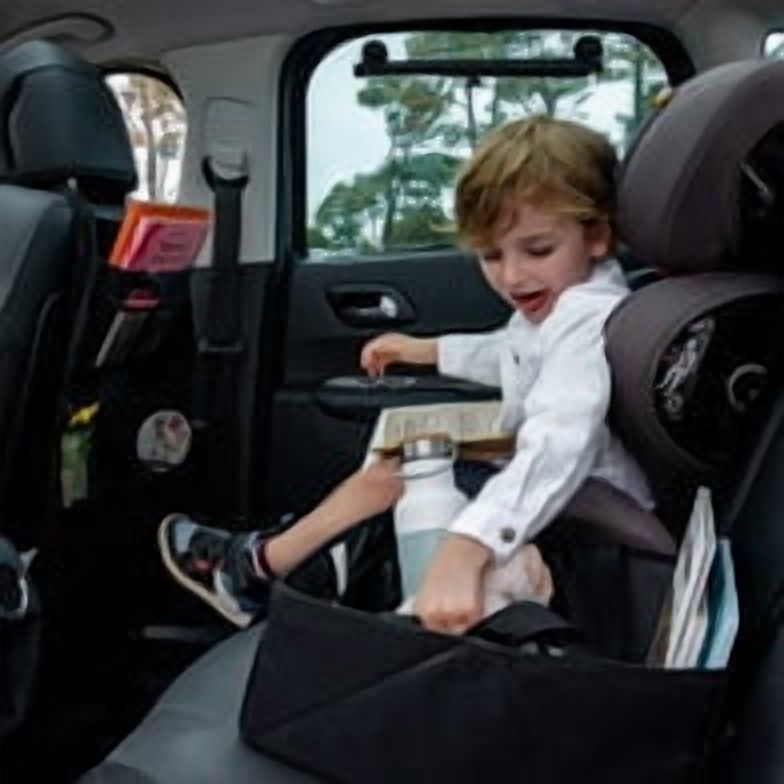 Ezimoov XL Car Seat Organizer and Protector, Kids Backseat Storage, 6 Storage Pockets