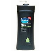 Vaseline Men Fast I.C Absorbing Body And Face Lotion - 20.03 Oz, 6 Pack