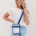 thumbnail image 4 of Clear Waterproof Crossbody Storage Bag,8.86X6.89X2.36" Transparent Adjustable Strap Shoulder Pouch, Portable See Through Mini Messenger Purse, Lightweight Small Carry Case for Travel, Daily Use, 4 of 4