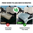 thumbnail image 4 of Golf Cart Seat Covers for 2 Seater,Blue Coastal Microfiber Cart Seat Towel Blanket,Nautical Beach Summer Sea Starfish Coral Absorbent Breathable Non Slip Bench Seats Protector for Golf Course 51"x31", 4 of 9