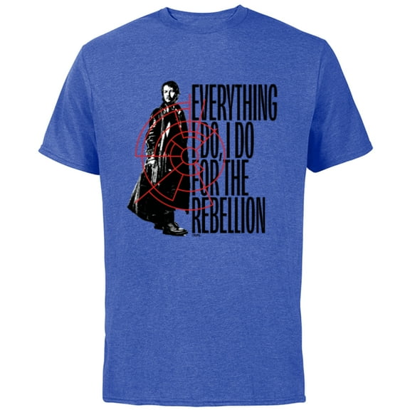 Star Wars Andor Everything I Do Is For The Rebellion - Short Sleeve Cotton T-Shirt for Adults - Customized-Royal Heather