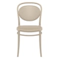 thumbnail image 3 of Compamia ISP257-DVR 17.3 in. Marcel Resin Outdoor Chair, Taupe, 3 of 5