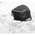 thumbnail image 5 of Motorcycle Rear Seat Tail Leather Pack Bag Expandable Luggage Bag PU, 5 of 6