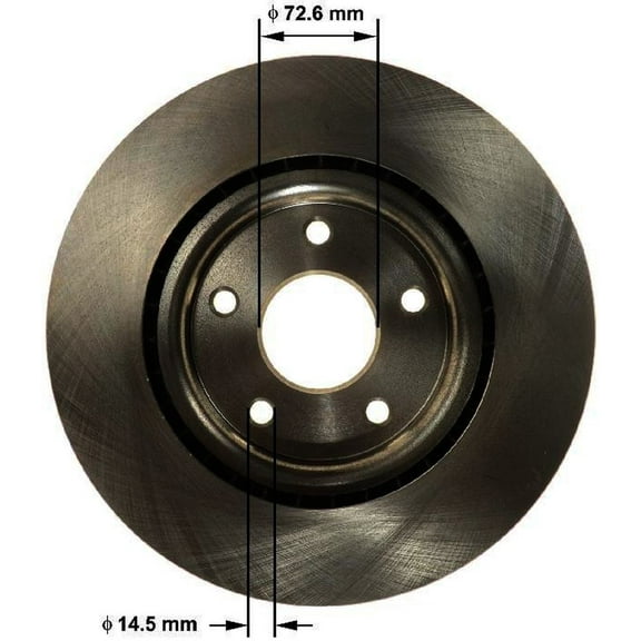Bendix Brakes Disc Brake Rotor PRT6170 Fits select: 2017-2018 CHRYSLER PACIFICA, 2012-2017 DODGE GRAND CARAVAN