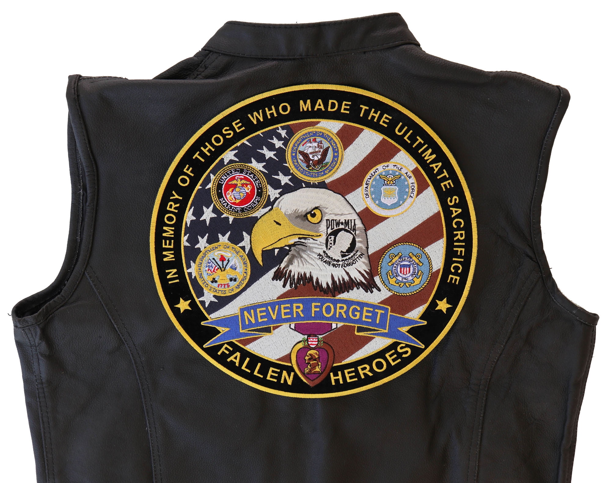 Never Forget Patch In Memory of Fallen Heroes
