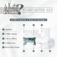 thumbnail image 5 of Mocassi Ella 12-Piece Pleated White Comforter Sets, Queen, 5 of 7