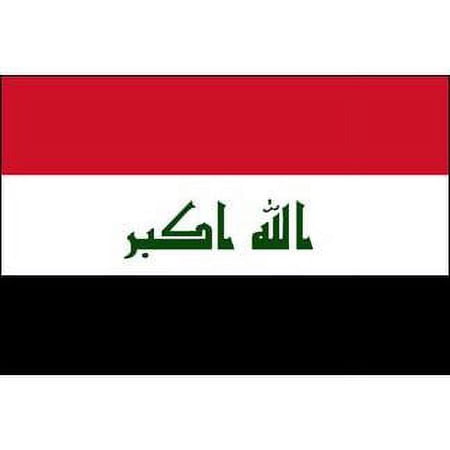 Iraq 4ft x 6ft Nylon Flag - Outdoor