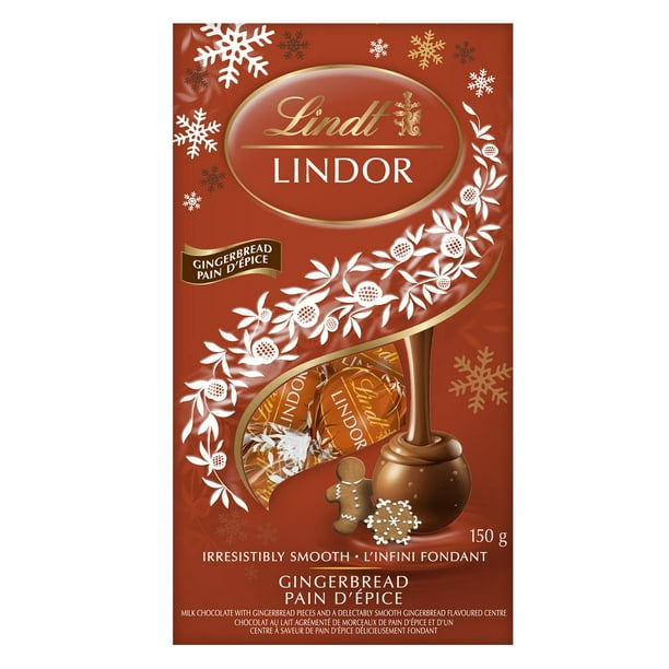 Lindt Lindor Gingerbread Milk Chocolates, 150 g Walmart.ca