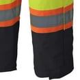 thumbnail image 4 of Pioneer Hi-Vis Heavy-Duty Work Bib Pants - 100% Waterproof - Zippered Inside Pocket, 4 of 6