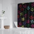 thumbnail image 2 of Math Equations Lab Diagrams Green Pattern Shower Curtain 84"x72" ,Bathroom Decorative Shower Curtains Set with 12 Hooks,Modern Waterproof Washable Shower Curtain, 2 of 6