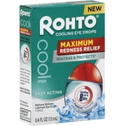 Rhoto Cooling Eye Drops, 0.4 oz (Pack of 3)