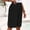 #495-Black, variant on Womens Shorts Elastic Waistband Straight Leg Loose Fit Solid Soft Breathable Casual Linen Shorts for Summer Gift