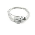 thumbnail image 2 of 4XEM - Security cable lock - silver - 6 ft, 2 of 3