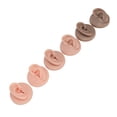 thumbnail image 4 of Ear Model, Different Colors Silicone Human Ear Model 3 Pair Simulated Acrylic Bracket For Stitching Practice ANGGREK AHX356, 4 of 8