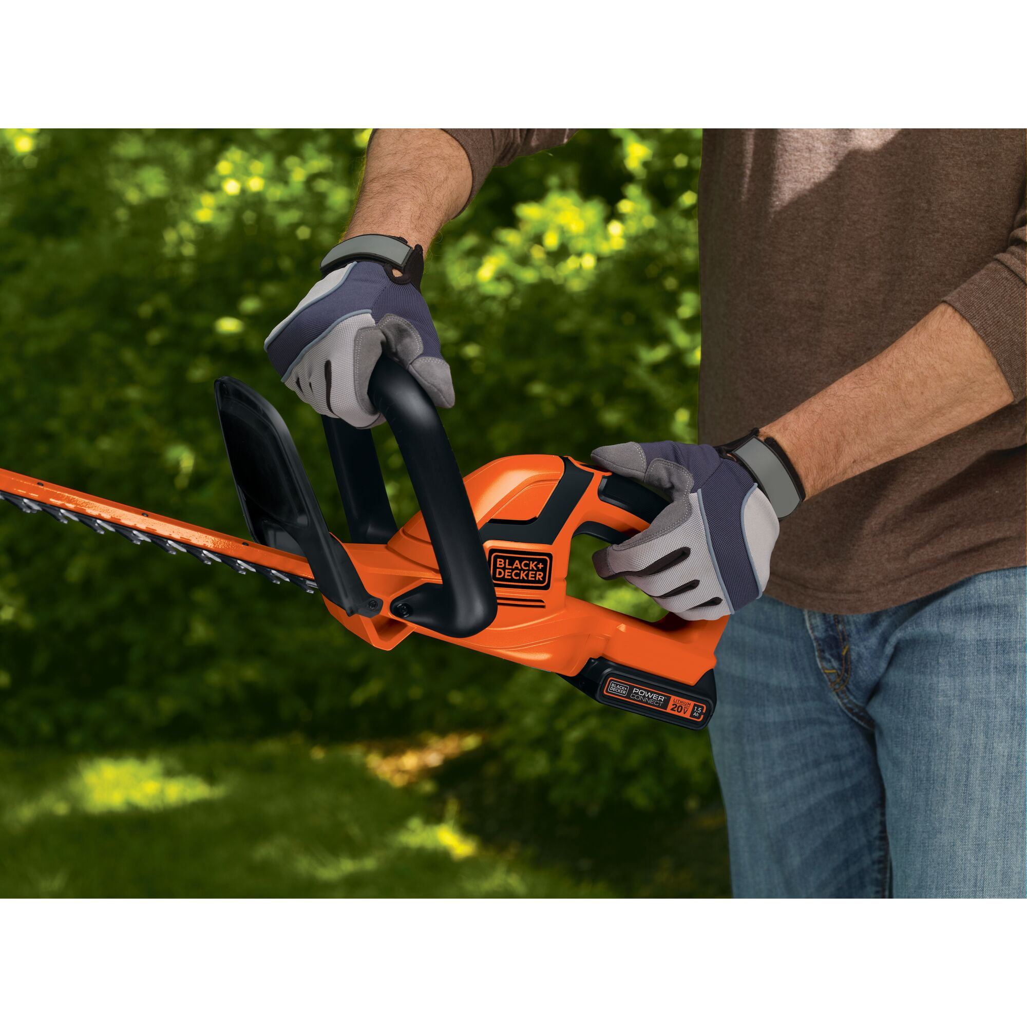 BLACK+DECKER 20-volt Max 22-in Battery Hedge Trimmer (Battery and Charger  Not Included) in the Hedge Trimmers department at
