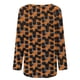 thumbnail image 5 of Blusa suelta informal de manga larga con cuello redondo para mujer, camisas con estampado de Halloween Fridja  czfsfas3089, 5 of 5