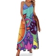 thumbnail image 1 of Vestido sin mangas de paz, vestidos de verano para fiesta de graduación, ropa de verano para mujer, 1 of 7