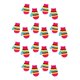 thumbnail image 3 of Qarigey 1 par de mitones para niños, cómodos guantes de invierno para calentar las manos, calentador de manos tejido, mitones para niños pequeños Rosa roja 10piezas Qarigey CBP385404, 3 of 4
