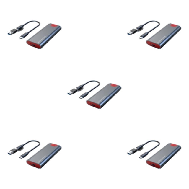Carcasa Seitruly M.2 NVME SSD USB3.1 Gen2 HDD Box Ligero Gris