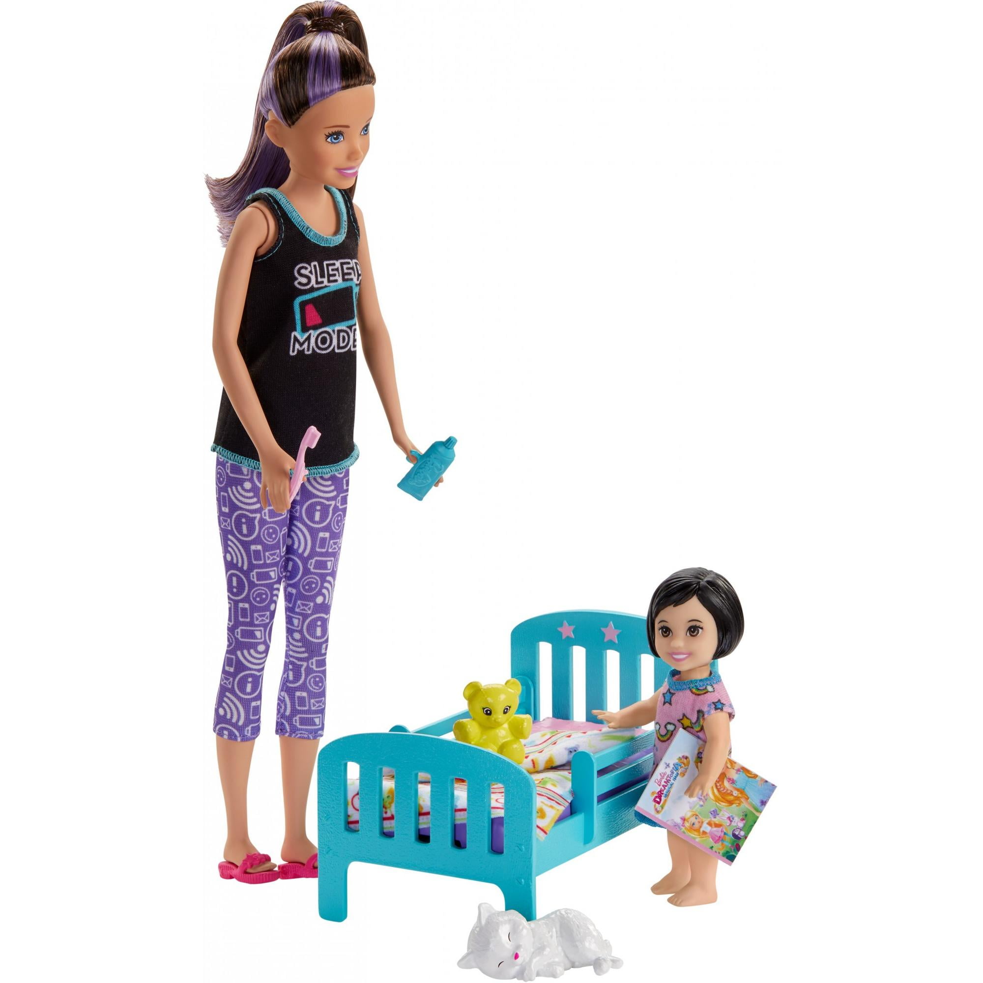 barbie babysitter playset