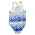 thumbnail image 2 of BESLY One Piece Swimsuit for Girls Ruffle Bathing Suit Girls Swimwear Print, 2 of 6