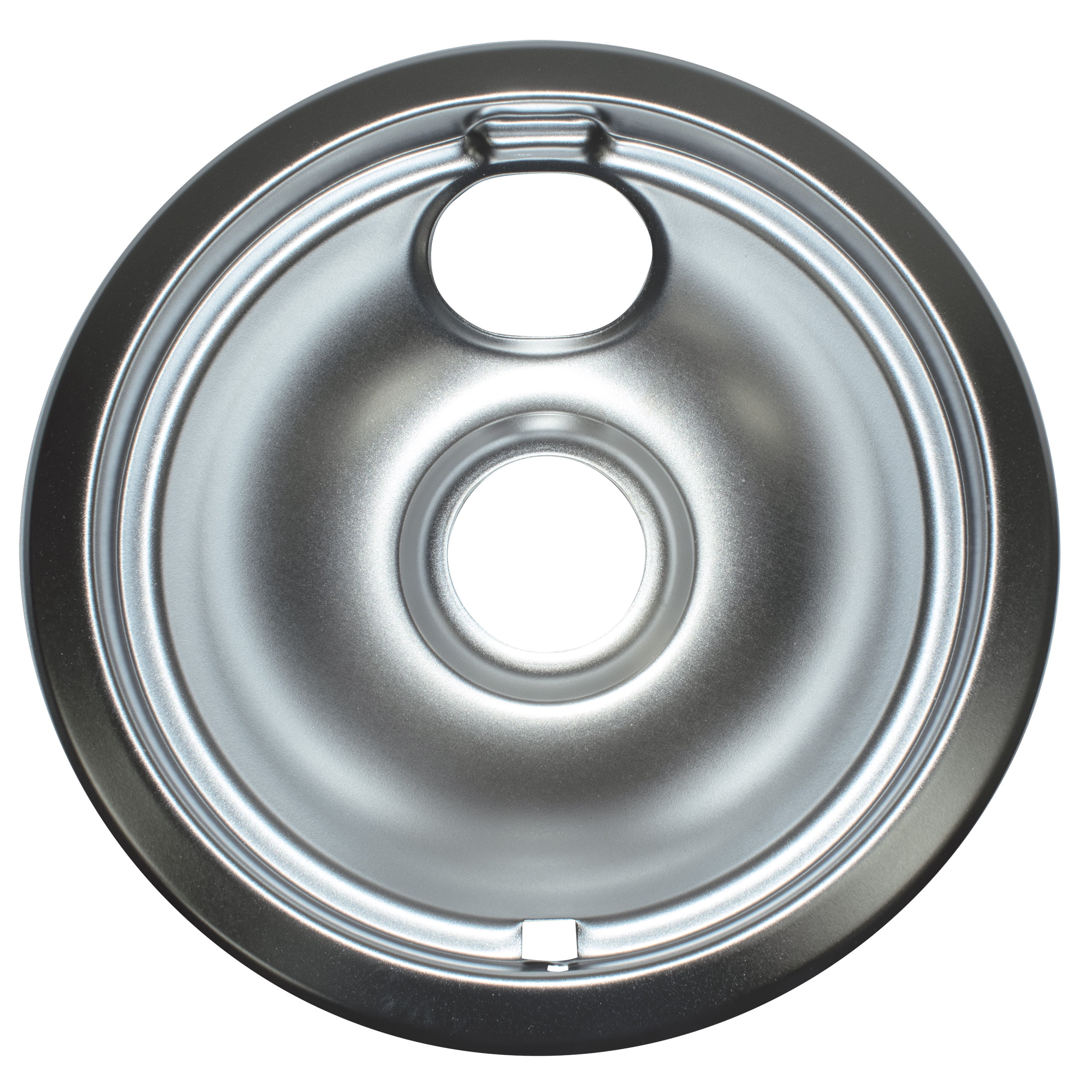 Mainstays R102C2 Universal Chrome Plated Drip Bowls, Set of 2. 1 Small and 1 Large