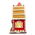 thumbnail image 4 of Kurt Adler 12-Inch Battery Operated LED Gingerbread Barn, 4 of 7