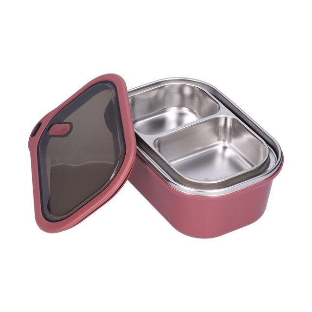 Stainless Steel Bento Lunch Box for Kids and Adults, Leakproof Large Capacity Dishwasher Safe Lunch Container Portable Modern Style Adult Food Container Storage Box