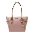 thumbnail image 6 of Michael Kors Women's Charlotte Large Saffiano Leather Top-Zip Tote Bag (Powder Blush), 6 of 8