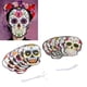 thumbnail image 4 of Máscara del Día de los Muertos Atractiva Máscara del Día de los Muertos Exquisita con Banda Elástica para Fiesta de Cumpleaños ANGGREK Otros, 4 of 8