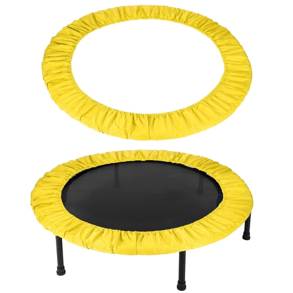 Uxcell Trampolines Spring Cover, Small Trampolines Replacement Cover, 6 Holes Safety Pad Replacement - Fitting for (Men/Women/Indoor/Home/Fitness) 36 Inch & Oxford Cloth & Yellow