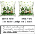 thumbnail image 5 of St Patricks Day Pillow Covers 18x18 Inch Set of 2 Gnomes Throw Pillow Covers Green Clover Shamrocks Pillow Cases for Couch Sofa Spring March Holiday Home Decor, 5 of 6