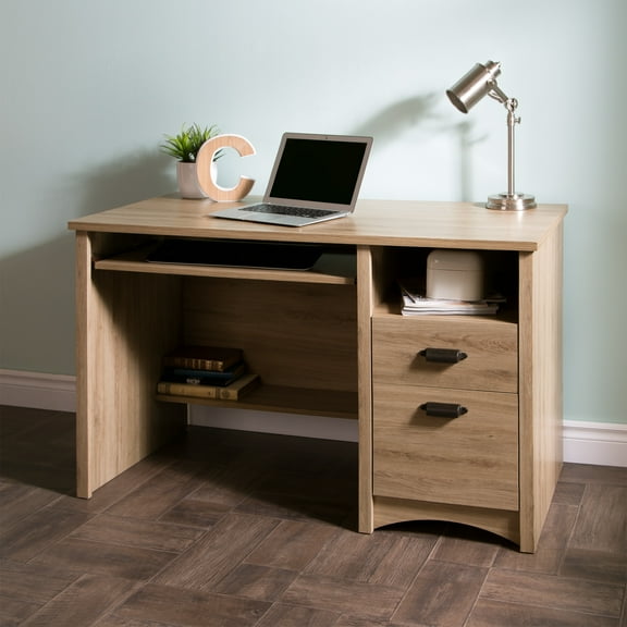 South Shore Gascony, Traditional Desk, Medium Desk Beige