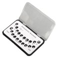 thumbnail image 1 of Soporte de Rótula de los Dientes, Ortodoncia altamiente pulida 20 piezas de alta dureza de metal dental corneco con caja de almacenamiento para el hospital, 1 of 7
