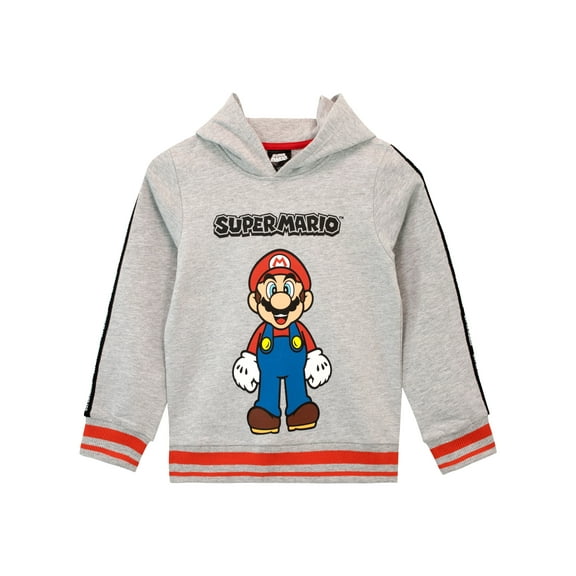 Super Mario Bros Boys Hoodie Sizes 4-12